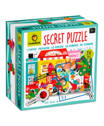 Secret Puzzle Los bomberos