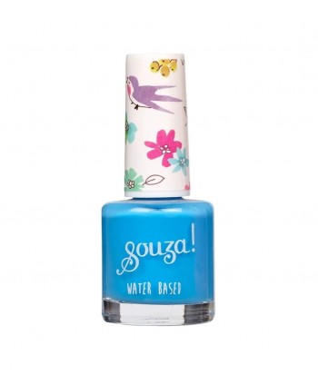 Esmalte de uñas azul neón