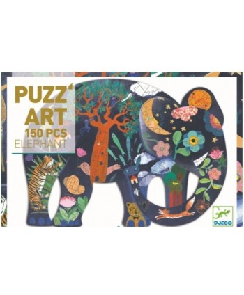 Puzzle Art Elefante -150...