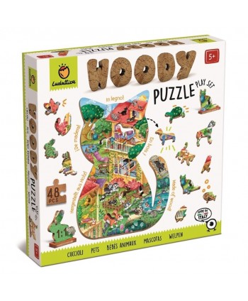 Woody Puzzle Mascotas