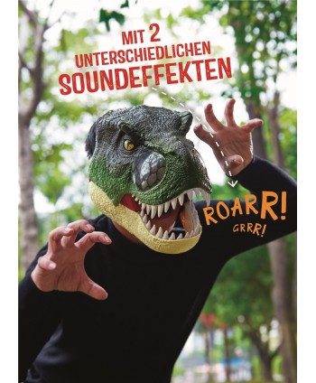 Máscara de T-Rex con sonido...